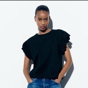 Zara Ruffle Blouse!